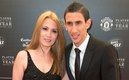 Ángel Di María y Jorgelina Cardoso durante su etapa en Manchester. (FOTO: AFP)