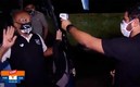 El cuerpo técnico del Ceará se llevó tremendo susto. (Captura de Twitter)