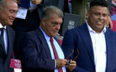 Laporta vio el partido junto a Ronaldo Nazario | Especial