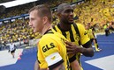 Marco Reus y Anthony Modeste (Reuters).