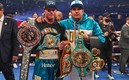 Canelo Álvarez y Eddy Reynoso (AFP).