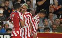 Antoine Griezmann festeja gol con el Atlético de Madrid. (FOTO: AFP)