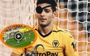 Raúl Jiménez celebrando su gol como pirata con Wolverhampton. (TW @WolvesEspanol)