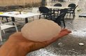 Bolas gigantes de granizo sorprendieron a habitantes en España (Captura de pantalla)