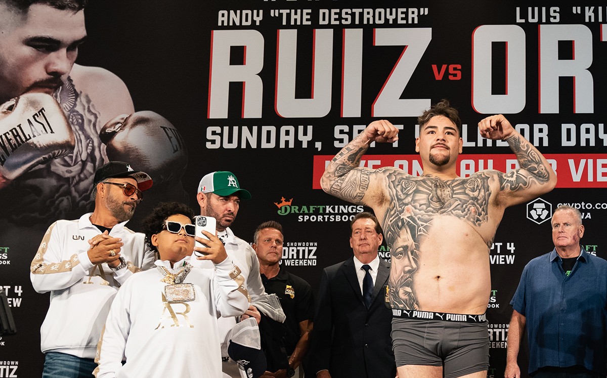 Carlos Vela pronostica triunfo de Andy Ruiz Jr. sobre Luis Ortiz