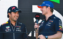 Checo Pérez y Max Verstappen, en caminos distintos. (Foto: @redbullracing)
