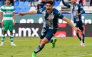 Nico Ibáñez celebra el primer gol de Pachuca ante Santos. Foto: Imago7