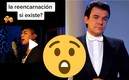 Joaquín Serrano y José José (Captura de TikTok Joaquín Serrano/Captura de Twitter @hevell8).