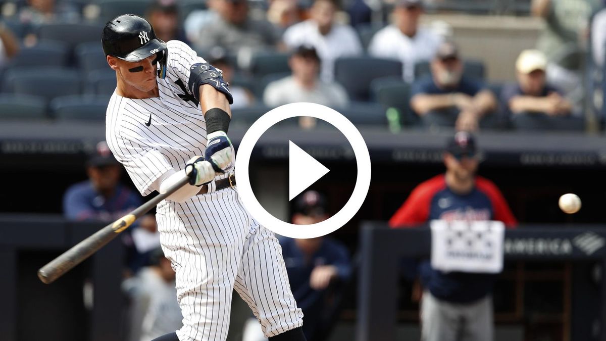 Aaron Judge está en camino a implantar una nueva marca en MLB. (AP)