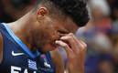 Giannis Antetokounmpo sufrió un esguince en la victoria de Grecia en el Eurobasket (Reuters)