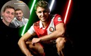 Santi Giménez limó asperezas con el capitán del Feyenoord.