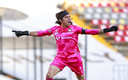 Acevedo celebrando el empate agónico de los Guerreros. (Imago7)