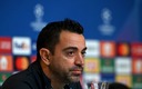 Xavi Hernández en conferencia de prensa. (AFP)