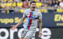 Lewandowski en el Cádiz vs Barcelona de LaLiga. (EFE)