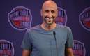 Manu Ginóbili reconoció que vive un momento irreal previo a ingresar al Salón de la Fama de la NBA (AFP)