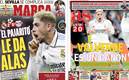 Las portadas deportivas principales de Europa.