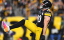 TJ Watt, la estrella defensiva de los Pittsburgh Steelers. (AFP)