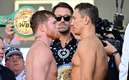 Canelo y Golovkin libraron la báscula (AFP)