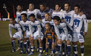 El equipo de Pumas que disputó la Final del Torneo Apertura 2004, en el Estadio Tecnológico. (Foto: Mexsport)