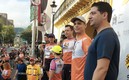 El alcalde Luis Donaldo Colosio celebró con la gente.