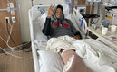 Lance compartió una imagen desde el hospital | Twitter @treylance09