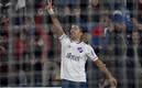 Luis Suárez anotó su primer gol con Nacional en la goleada ante Rentistas (AFP)