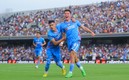 Rodrigo Huescas celebra su gol ante Pumas en CU. Foto: Imago