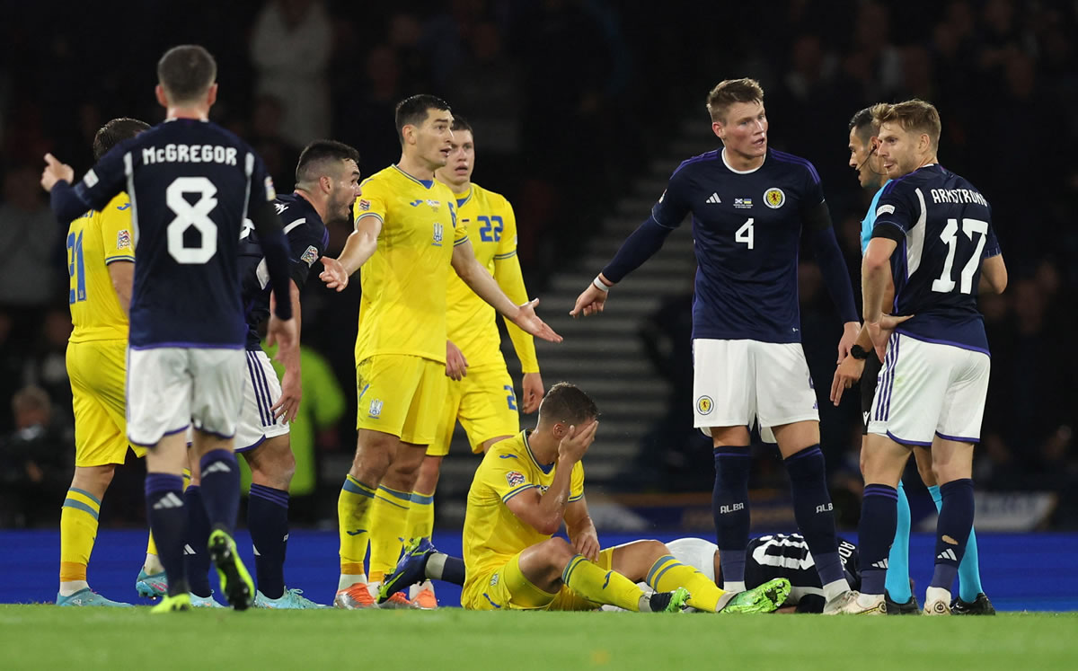 Escocia golea a Ucrania en la Liga de Naciones de la UEFA Mediotiempo