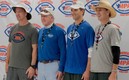 Peyton, Archie, Eli y Cooper Manning (Captura de Twitter New Orleans Saints).