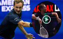 Daniil Medvedev hizo gestos racistas hacia algunos aficionados en el Torneo de Metz. (Reuters)