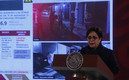 Laura Vázquez en la conferencia del presidente López Obrador. (FOTO:  Ariana Pérez)