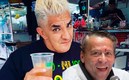 Shocker y Alfredo Adame coincidieron en una función de lucha. (Instagram)
