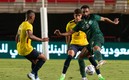 El selectivo de Arabia Saudita dejó mucho que desear en la cancha. FOTO: EFE.