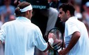 Roger Federer y Pete Sampras (Captura de Twitter ESPN Tenis).
