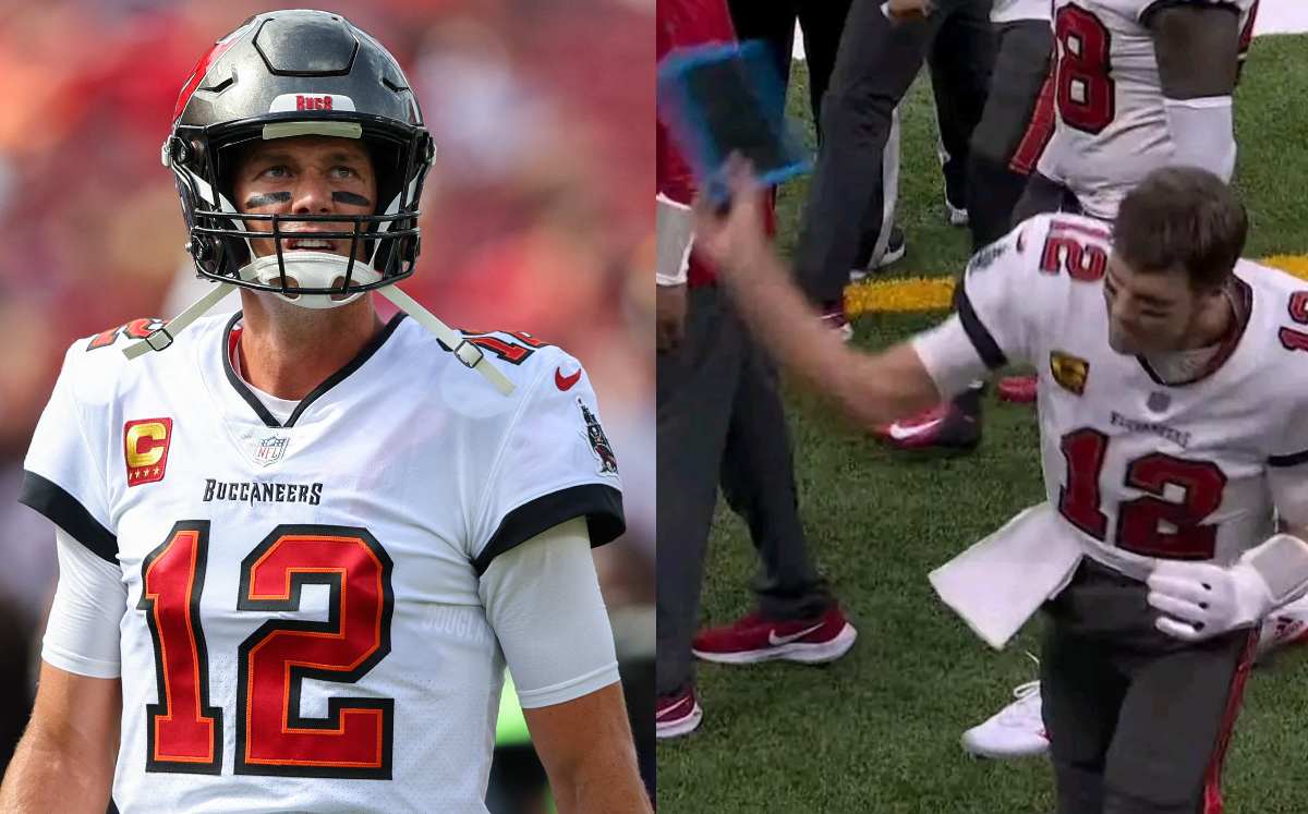 NFL. Tom Brady rompió dos tablets durante partido Buccaneers vs Saints