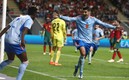Morata celebra su gol ante los portugueses. FOTO: Reuters.