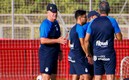 Javier Aguirre, durante un entrenamiento con el Mallorca. FOTO: EFE.
