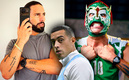 De Nigris y Escorpión Dorado cruzaron palabras en redes por Funes Mori. (IG @PonchoDeNigris @Goldenescorpion Imago7)