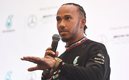 Hamilton en conferencia de prensa. (FOTO: AFP)