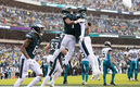 Los Philadelphia Eagles van con marca de 4-0 en la NFL. (Reuters)