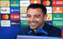 Xavi Hernández en conferencia de prensa. (EFE)