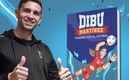 El Dibu ya presume su libro a la venta.