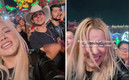 Los jovenes en el concierto de Grupo Firme. (FOTO: Captura)