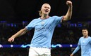 Erling Haaland lleva ritmo de récord goleador en la Champions League. (Reuters)