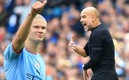 El estratega destacó el paso goleador de su delantero en el City. FOTOS: AFP.
