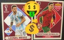 Extra sticker base de Lionel Messi y Cristiano Ronaldo (Captura de Twitter @werevertumorro).