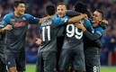 Napoli marcó seis goles de visita por primera vez en la Champions. (Reuters)