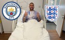 Kyle Walker tras su operación (Captura de Twitter Kyle Walker).