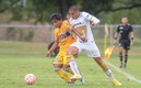 Jorge Zapata de Tigres Sub-20 y José Navarro de Pumas Sub-20 disputan el balón Zuazua. Foto: Imago