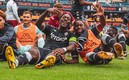 Los jugadores del AS Mónaco celebrando la victoria (Captura de Twitter AS Mónaco).